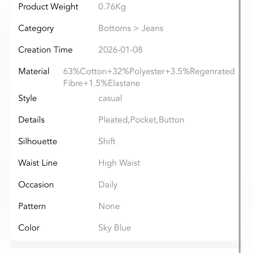 Stylish Blue Boyfriend Jeans for Women - Picture 10 of 10